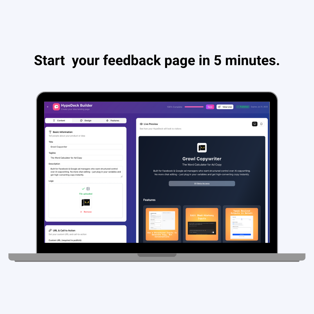 Lightning Fast Setup